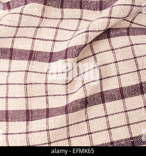 Checkered fragment of cloth Stock Photo