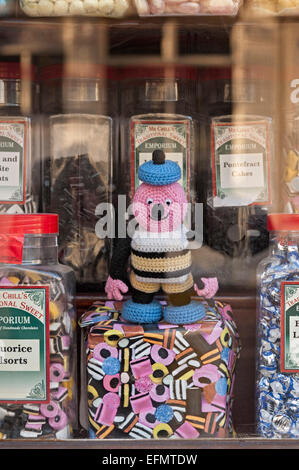 Sweet shop window birmingham back to backs candies hurst street old Victorian sweet shop Stock Photo