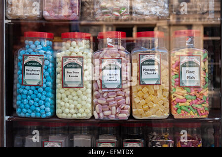 Traditional Boiled sweets Victorian sweet shop lollipop Stock Photo - Alamy