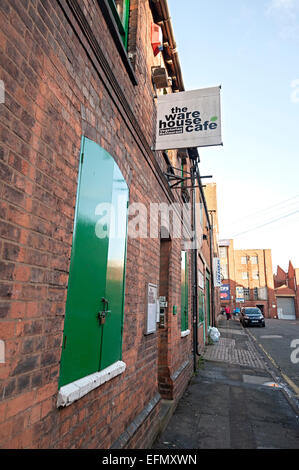 Warehouse café Birmingham vegetarian restaurant birmingham Stock Photo