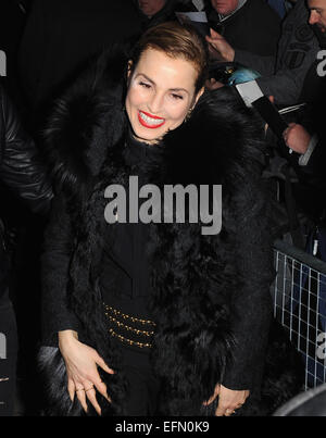 London, UK, UK. 8th Feb, 2015. Noomi Rapace attends Charles Finch & Chanel Pre Bafta Party at Annabel's. Credit:  Ferdaus Shamim/ZUMA Wire/Alamy Live News Stock Photo