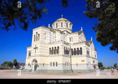 St. Vladimir's Cathedral, Khersoness, Sevastopol, Crimea, Ukraine Stock Photo