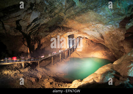 New Athos Cave, Abkhazia, Georgia Stock Photo
