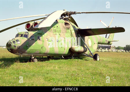 Mil Mi-6A heavy transport helicopter Stock Photo