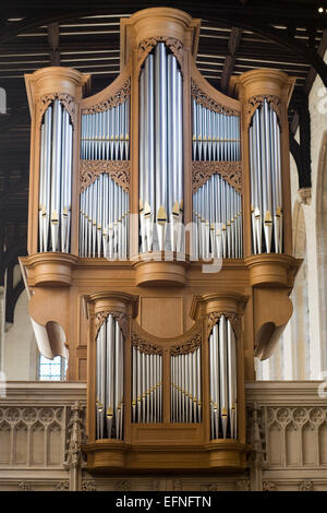 Large church Organ Stock Photo