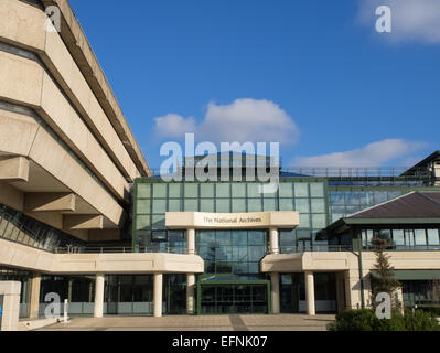 National Archives Kew,where people go to look up their family history and where the Public Records are kept Stock Photo