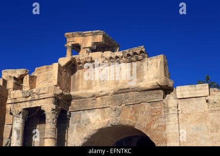 Caracalla arch (216), Tebessa, Algeria Stock Photo