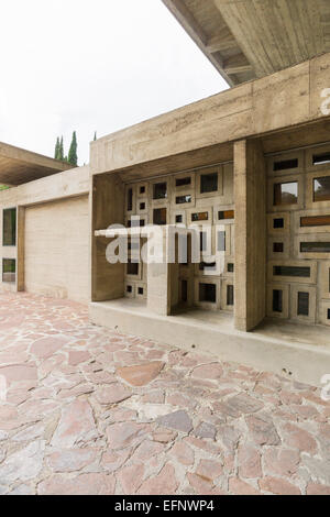 Unité d'Habitation, Le Corbisuer, Marseille, France, Modernist, Brutalist Architecture Stock Photo