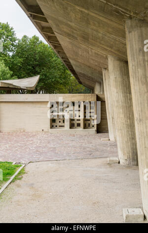 Unité d'Habitation, Le Corbisuer, Marseille, France, Modernist, Brutalist Architecture Stock Photo