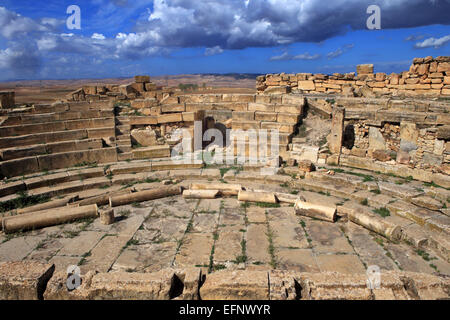 Ruins of ancient city of Madauros, M'Daourouch, Souk Ahras Province, Algeria Stock Photo