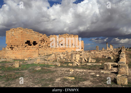 Ruins of ancient city of Madauros, M'Daourouch, Souk Ahras Province, Algeria Stock Photo