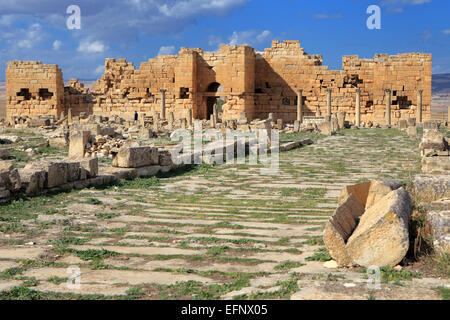 Ruins of ancient city of Madauros, M'Daourouch, Souk Ahras Province, Algeria Stock Photo