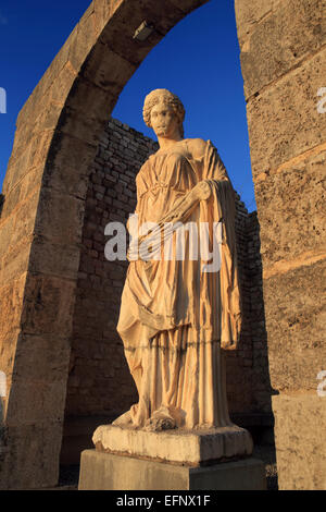 Roman theater, Guelma, Guelma Province, Algeria Stock Photo