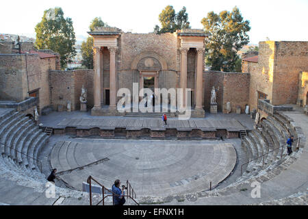 Roman theater, Guelma, Guelma Province, Algeria Stock Photo