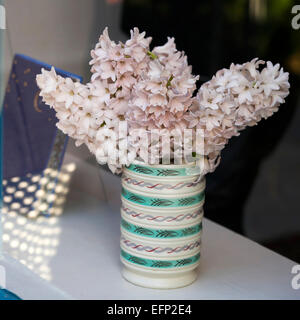 Easter interior with Hyacinth flower Stock Photo