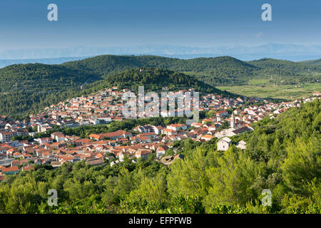 Blato town, Korcula Island, Dalmatia, Croatia, Europe Stock Photo