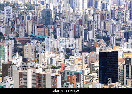 Apartment blocks in the city centre, Belo Horizonte, Minas Gerais, Brazil, South America Stock Photo
