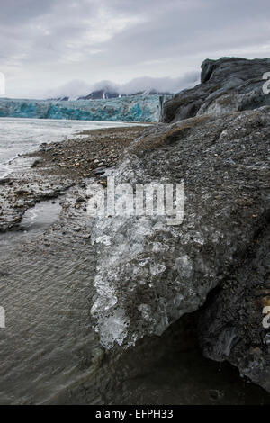 Huge glacier in Hornsund, Svalbard, Arctic