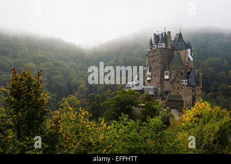 Fairytale castle Eltz near the Moselle Valley, Rhineland-Palatinate, Germany, Europe Stock Photo