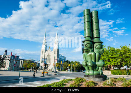 Modern statue, Ottawa, Ontario, Canada, North America Stock Photo