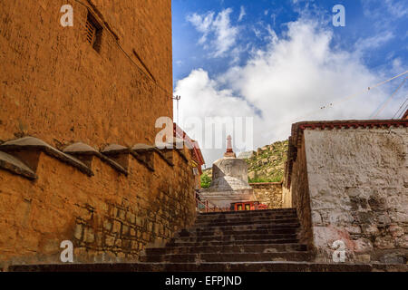 Old building at Sa Phin Town in Ha giang province, Vietnam Stock Photo