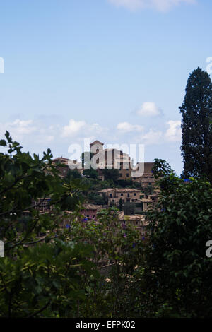 Deia is a litle village situated in the Tramuntana mountains on the North West coast of Mallorca Stock Photo