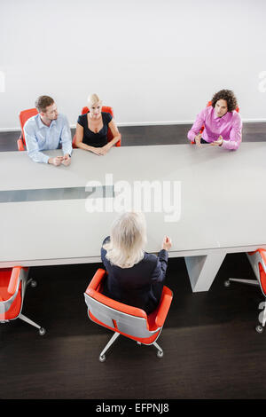 Colleagues in meeting Stock Photo