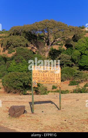 Landscape near Gonder, Amhara region, Ethiopia Stock Photo