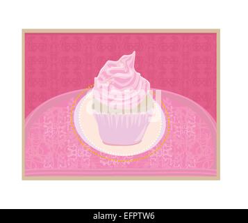 Lovely Cupcake Design Stock Vector