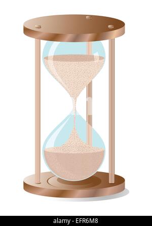 Sand Clock. Vector illustration Stock Vector Image & Art - Alamy