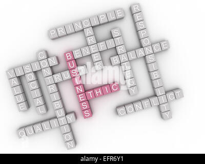 3d image Integrity issues concept word cloud background Stock Photo - Alamy