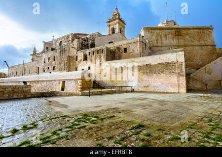 The Citadel fortres on island Gozo,Malta island. Stock Photo