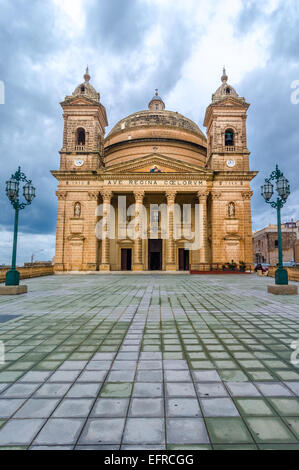 Mgarr Church or the egg church, Malta Stock Photo