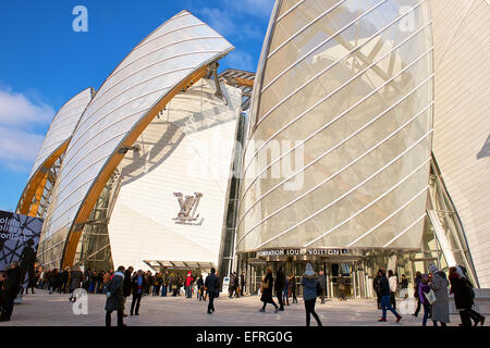 Interior of Louis Vuitton Foundation Art Museum Paris France Stock Photo -  Alamy