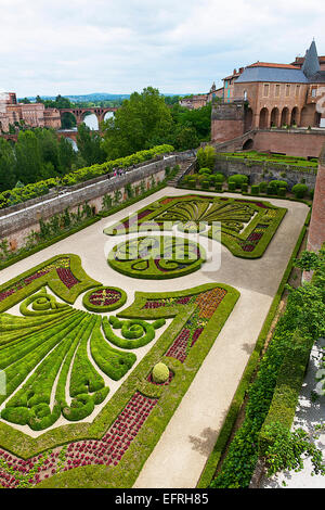 Berbie Palace Garden, Albi, Belgium Stock Photo