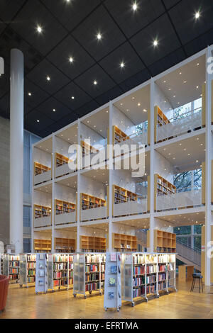 Malmo City Library, Malmo, Sweden. Architect: Henning Larsen Architects, 1999. Stock Photo