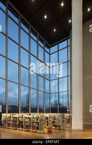 Malmo City Library, Malmo, Sweden. Architect: Henning Larsen Architects, 1999. Stock Photo