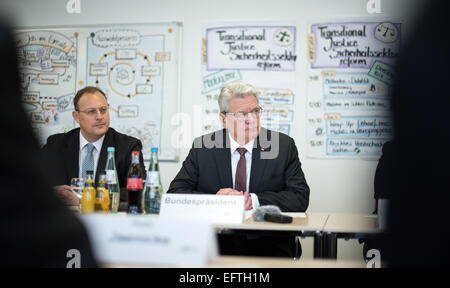 Berlin, Germany. 10th February, 2015. German President Joachim Gauck ...