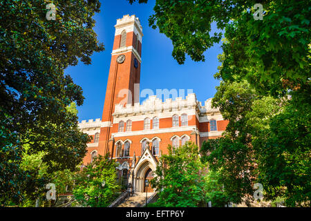 Campus of Vanderbilt University in Nashville, Tennessee. Stock Photo