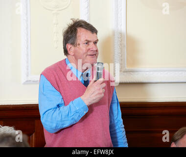 Jeremy Lewis at the Oldie Literary Lunch 10-02-15 Stock Photo
