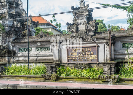 Museum, Puri Lukisan, Museum of Modern Balinese Art, uBud, Bali, Indonesia Stock Photo