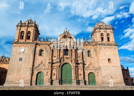 Cathedral of Cusco, Peru on the Plaza de Armas in the historic center of the city Stock Photo