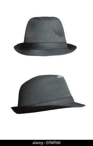 Fedora Hat on White Background Stock Photo - Alamy