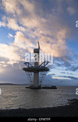 dh Queensferry crossing FORTH BRIDGE FIFE New forth crossing bridge under construction uk