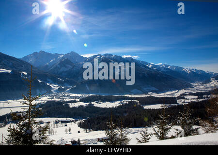 Sunny Weather In The Alps Mountains With Some Clouds. Tour Du Montblanc 