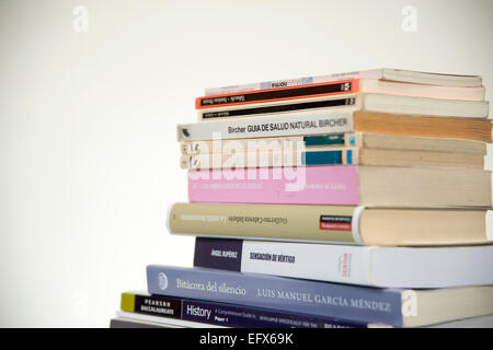 Pile of books Stock Photo
