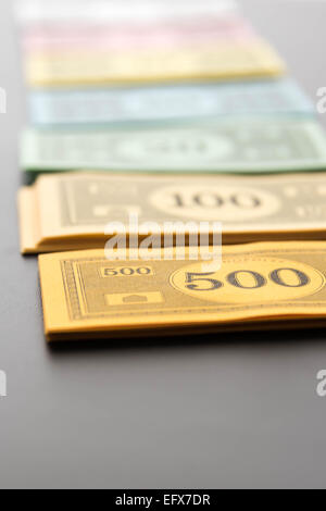 February 8, 2015 - Houston, TX, USA.  Monopoly money Stock Photo