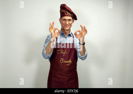 Portrait of a chef Stock Photo