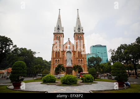 Notre Dame cathedral, Ho Chi Minh City (Saigon), Vietnam. Stock Photo