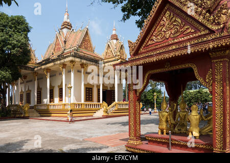 Cambodia, Sihanoukville, Wat Krom, Intra Ngean Pagoda Stock Photo